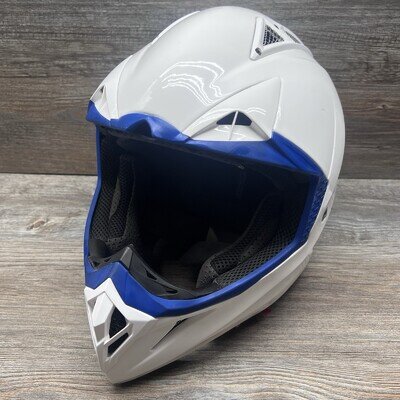 Airoh Helmet Twist White Gloss MX Motocross Enduro Quad ATV Pit Crew Helmet