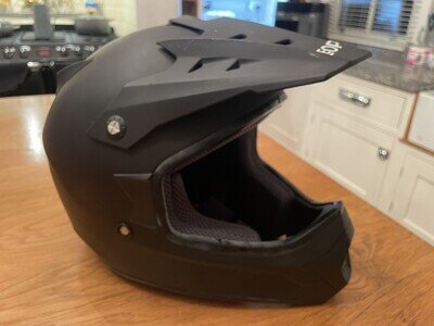 Leopard LEO-X307 Adult Motocross Off Road Motorbike Helmet ENDURO size M Black