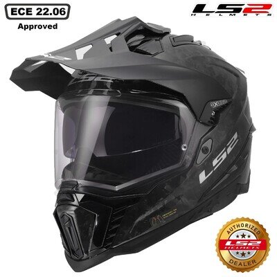 LS2 MX701 EXPLORER C FORGED GLOSS CARBON ADVENTURE MOTOCROSS MOTORCYCLE HELMET