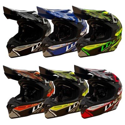 Wulfsport Astral Adults Motocross Helmet Motorcross Off Road MX ATV Quad ECE