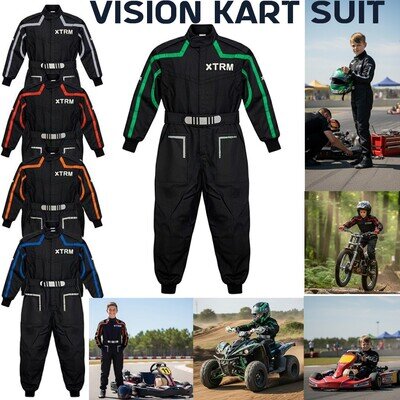 Kids Kart Race Suit Motocross Off Road Quad ATV PIT Dirt Bike Junior MX Clothing