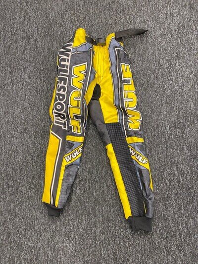 Wulfsport Kids Yellow/Black Motocross MX Pants - 22"