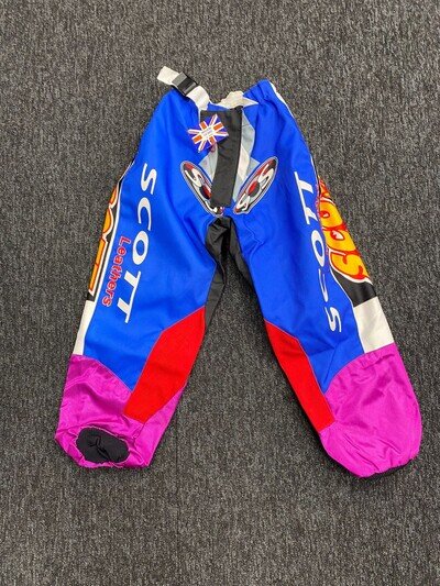 Scott Leathers Kids Blue/Red/Pink Motocross MX Pants - 24"