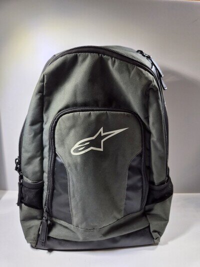 Alpinestars Time Zone Backpack 20L Grey Motocross Enduro Minor Wear Pre-Owned