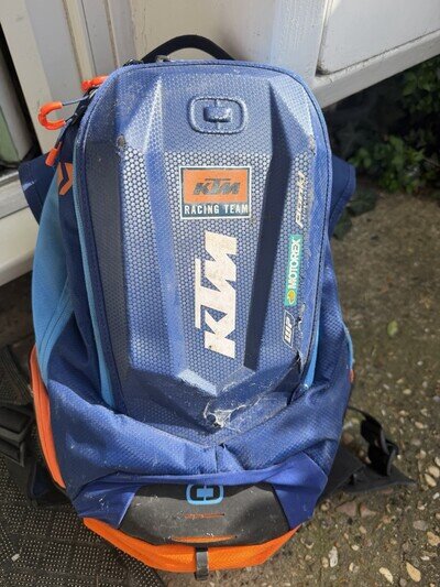 KTM Racing Team OGIO Motocross Backpack MX Enduro Bag Blue Orange Genuine