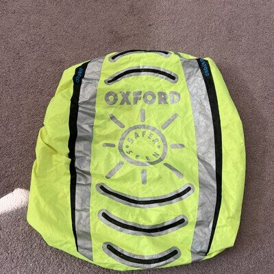Oxford Bright Waterproof Reflective Backpack Cover Elasticated Straps HI-Vis