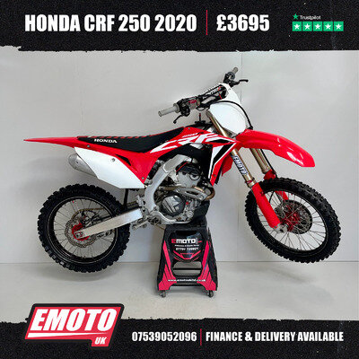 HONDA CRF 250 2020 250cc Motocross Bike @EmotoUK - Finance Available HONDA CRF 250 2020 250cc Motocross Bike @EmotoUK - Finance Available