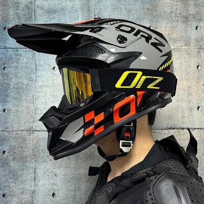 ADULT OFF ROAD MOTOCROSS HELMET ATV MTB DH DOT APPROVED FULL FACE UK STOCK FAST