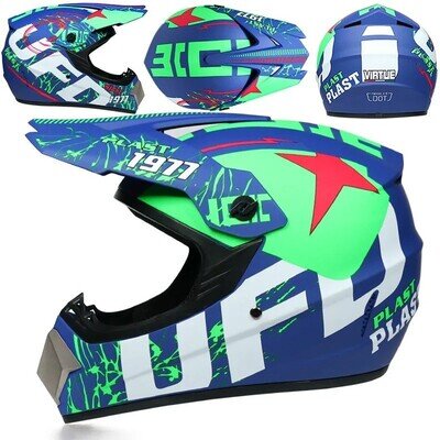 Adult Off Road Motocross Helmet ATV MTB DH DOT Approved Full Face UK STOCK FAST