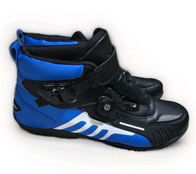 Motorcycle Shoes Men Waterproof Motocross Ankle Boots Sz 12
