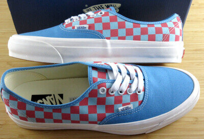 Vans Men's Lx Authentic 44 Checkerboard Heritage Blue Skate shoes Size 11 NIB