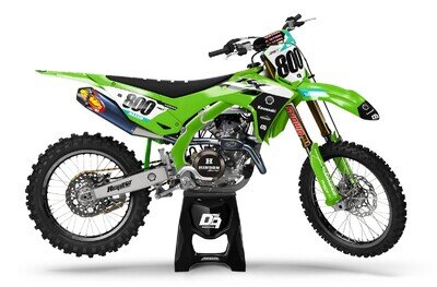 Kawasaki Motocross MX Graphics Decal Sticker Kit Brise | KX KXF KLX All Models