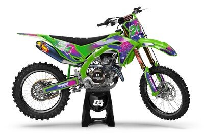 Kawasaki Motocross MX Graphics Decal Sticker Kit Yade | KX KXF KLX All Models