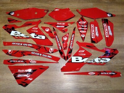 BETA RR 250 300 350 400 450 DECALS GRAPHICS KIT 2013 2014 2015 2017
