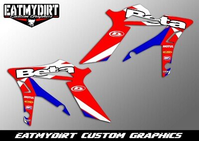 FOR BETA X TRAINER 2016-2018 PAIR RAD GRAPHICS DECALS MOTOCROSS STICKERS ENDURO