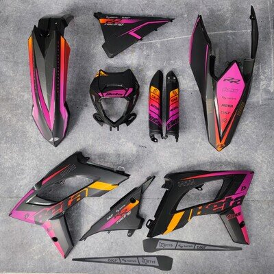 Plastics + Graphics Beta RR 2020 2021 2022 decals applied * MATTE *