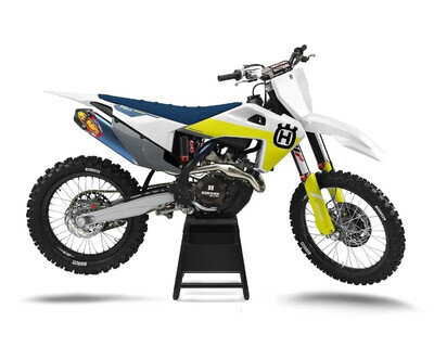 HUSQVARNA MOTOCROSS GRAPHICS KIT OEM MX DECALS : 50 65 85 125 250 450