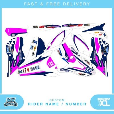 Husqvarna TC85 2014 2016 2017 Motocross Graphics Kit Stickers Decals MX