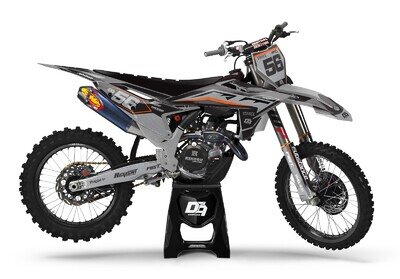 KTM Motocross MX Graphics Decal Sticker Kit Clad | SX XC XCF EXC EXCF All Models