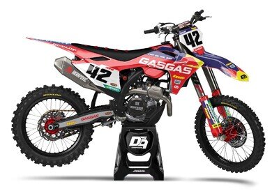 GasGas Motocross MX Graphics Decal Sticker Kit Rebz | MC EC EX ECF All Models