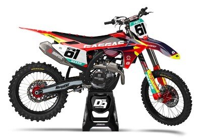 GasGas Motocross MX Graphics Decal Sticker Kit Reaper | MC EC EX ECF All Models