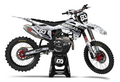GasGas Motocross MX Graphics Decal Sticker Kit Puzed | MC EC EX ECF All Models