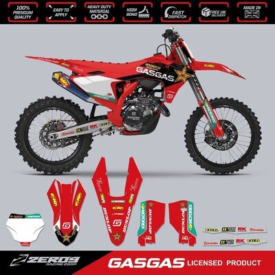 GASGAS MOTOCROSS GRAPHICS KIT MX GRAPHICS DECALS STICKERS MC MCF EC ROCKSTAR 25