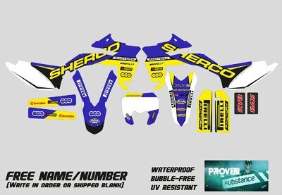 GRAPHICS KIT Sherco enduro 2013 2014 2015 2016 SE 250 300 450 stickers decals mx