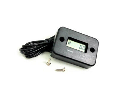 Black Hour Meter Timer: Universal MX Motocross Enduro Trials Motorcycle Engine