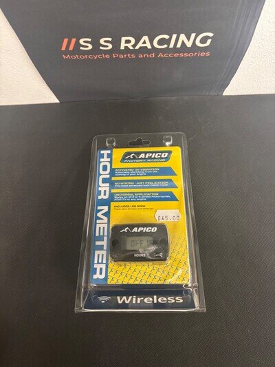 Apico Wireless Hour Meter 2T 4T Motorcycle MX Motocross Enduro