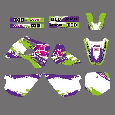 Motocross Team Graphics Kit Decals Sticker For Kawasaki KX80 1994-1997