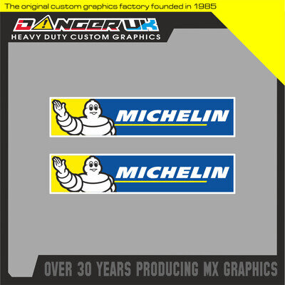 MOTOCROSS MX STICKERS DECALS GRAPHICS FENDERS FORKS MICHELIN