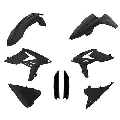 Beta Plastics Kit RR Enduro models 2013 - 2017 Black 91551 Polisport Fairings