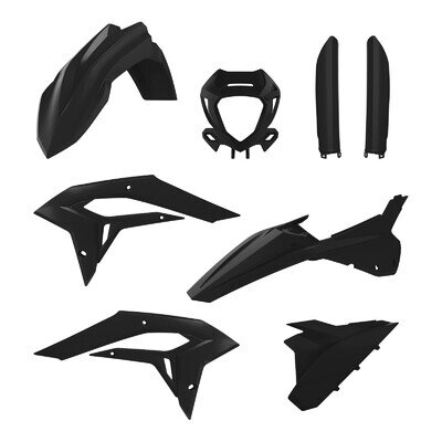 Polisport Enduro Plastic Kit Beta X Trainer 2023 - 2026 All Black Fairings