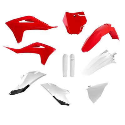 Gas Gas Plastic Kit MC MCF 2021 - 2023 Red White Motocross 91118 polisport