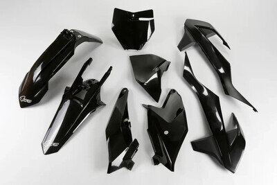 Gas Gas Plastics Kit MC 85 2021 - 2024 All Black UFO Motocross KTKIT519@001