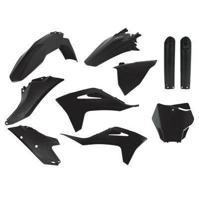 Gas Gas Plastic Kit MC MCF 2021 - 2023 Black Motocross 91066 Polisport fairings
