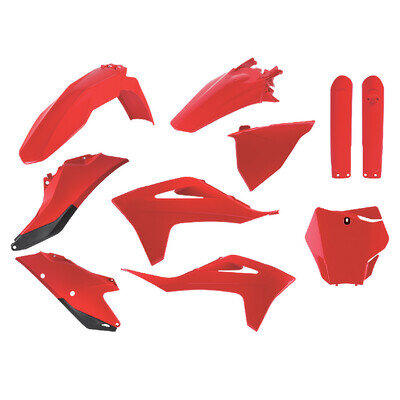 Polisport Plastic Kit Gas Gas MC MCF 2021 - 2023 All Red 91064 Motocross