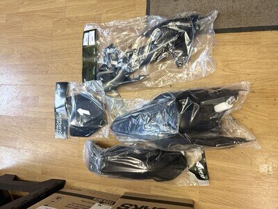 UFO GAS GAS MC 65 Motocross Black Plastic Kit MC 65 2021 - 2023