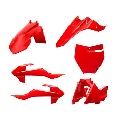 Gas Gas Plastic Kit MC 65 2021 - 2023 Red inc Airbox 91083 Motocross Polisport