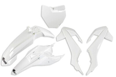 UFO Plastic Kit KTM SX 65 2016 - 2023 Gas Gas MC 65 2021 - 2023 White Motocross