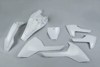 Husqvarna Plastic Kit TC 85 2018 - 2024 OEM White HUKIT620@999 Motocross UFO