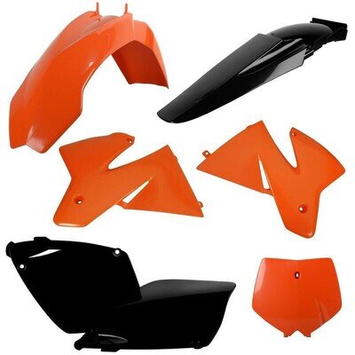 KTM PLASTICS KIT SX 2000 OEM Orange Polisport Motocross 91340