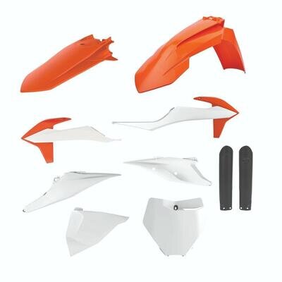 KTM Plastics Kit SX SXF XC XCF 2019 - 2022 OEM Orange White Motocross 91071