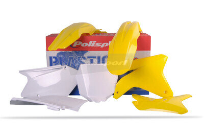 SUZUKI Plastic Kit RMZ 450 2005 - 2006 OEM Yellow motocross polisport 90097