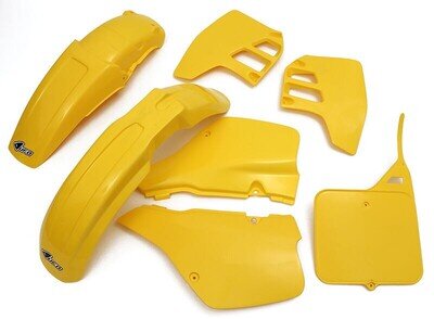 SUZUKI RM125 1989-91 UFO Plastic Set Kit Vmx Evo Vintage mx Motocross