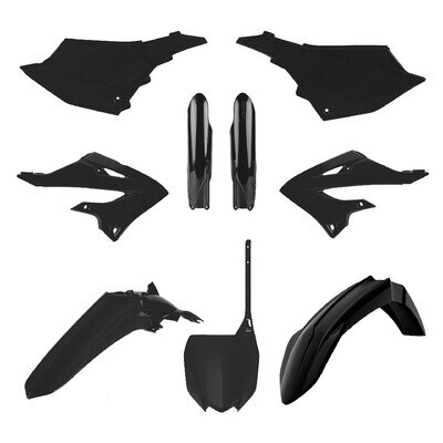 YAMAHA Plastic Kit YZ 125 / 250 2022 - 2023 Black 91129 motocross polisport