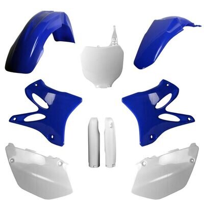 Yamaha Plastic Kit YZ 125 YZ 250 2005 ONLY OEM Blue White Polisport Motocross