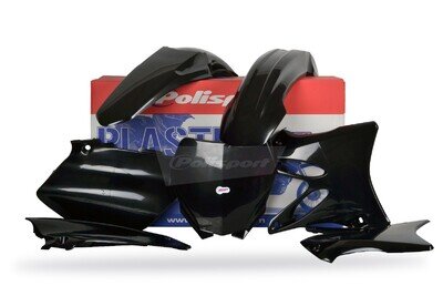 YAMAHA Plastic Kit YZ 125 / 250 2006 - 2014 Black 90393 motocross polisport