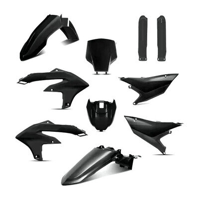 YAMAHA PLASTIC KIT INC FORK GUARDS YZF 450 2026 Polisport BLACK Motocross